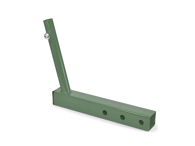 Steinjager Hitch Mounted Single Flag Holder; Locas Green (Universal; Some Adaptation May Be Required)