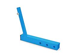 Steinjager Hitch Mounted Single Flag Holder; Playboy Blue (Universal; Some Adaptation May Be Required)
