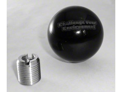 Steinjager Shift Knob; Challenge Your Environment (87-95 Jeep Wrangler YJ)