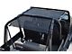 Steinjager Teddy Top Front Seat Solar Screen Cover; Black (87-95 Jeep Wrangler YJ)