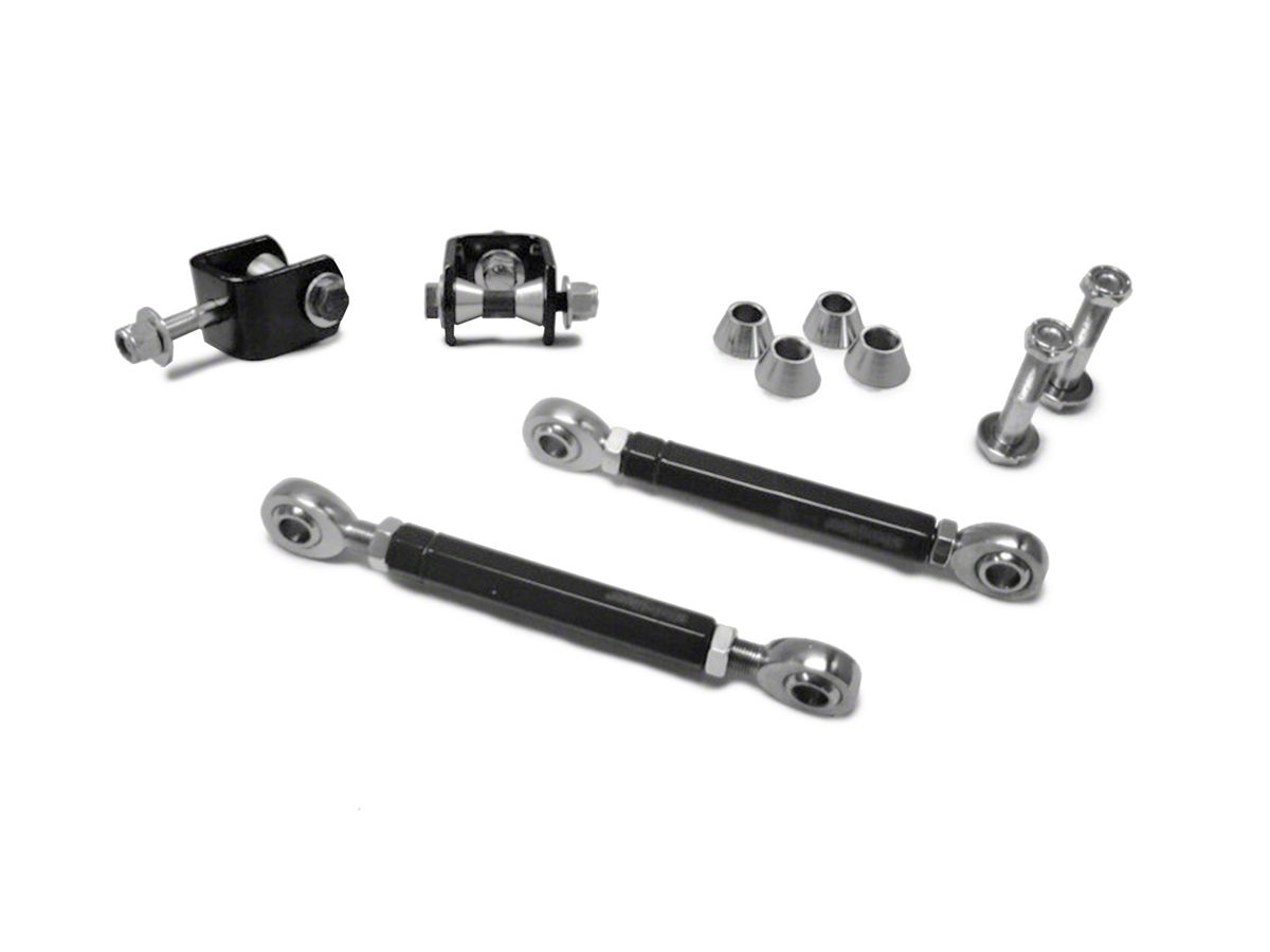 Steinjager Jeep Wrangler Front Sway Bar End Link Kit for Stock Height  J0029547 (97-06 Jeep Wrangler TJ)