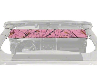 Steinjager Overhead Pocket; Pink Snowfall (97-06 Jeep Wrangler TJ)