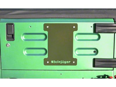 Steinjager Spare Tire Carrier Delete Plate; Locas Green (97-06 Jeep Wrangler TJ)