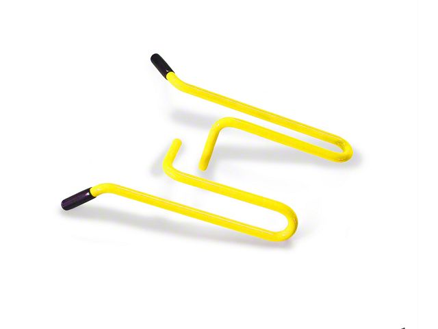 Steinjager Stationary Foot Rest Kit; Neon Yellow (97-06 Jeep Wrangler TJ)
