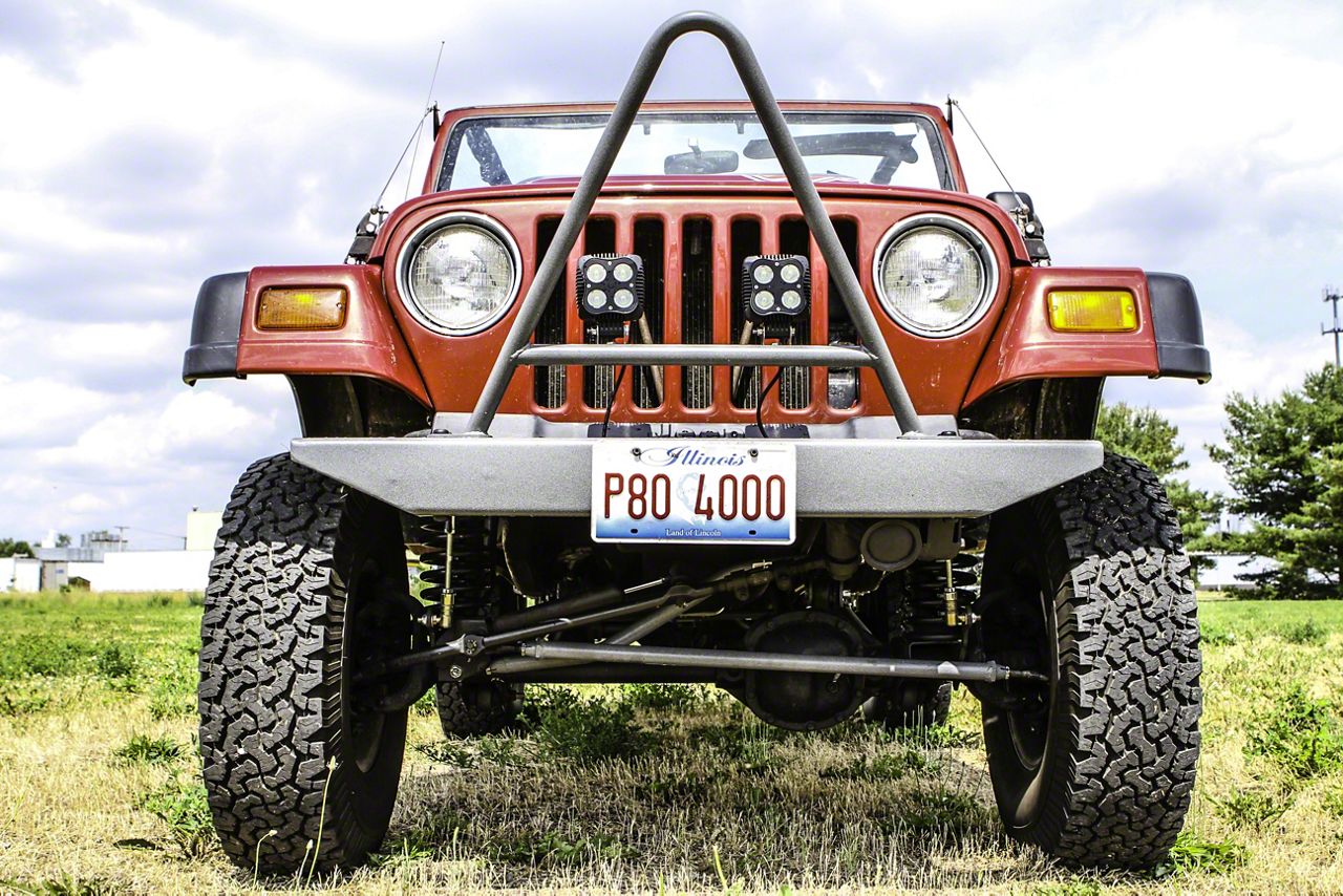 Steinjager Jeep Wrangler Tie Rod Black J0030947 (9706 Jeep Wrangler TJ)