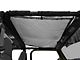 Steinjager Teddy Top Full Length Solar Screen Cover; Black (97-06 Jeep Wrangler TJ, Excluding Unlimited)