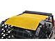 Steinjager Teddy Top Full Length Solar Screen Cover; Yellow (97-06 Jeep Wrangler TJ, Excluding Unlimited)