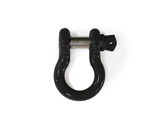 Steinjager 3/4-Inch D-Ring Shackle; Black