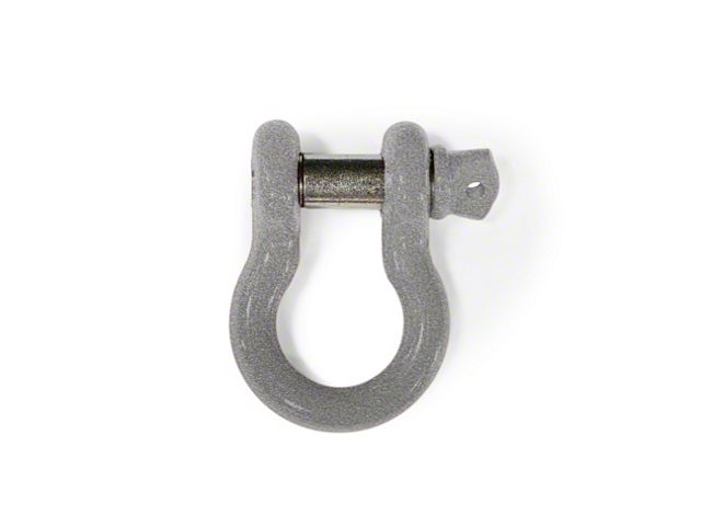 Steinjager 3/4-Inch D-Ring Shackle; Gray Hammertone