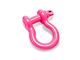Steinjager 3/4-Inch D-Ring Shackle; Hot Pink