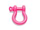 Steinjager 3/4-Inch D-Ring Shackle; Hot Pink