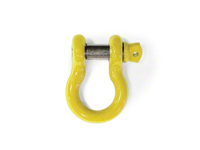 Steinjager 3/4-Inch D-Ring Shackle; Lemon Peel