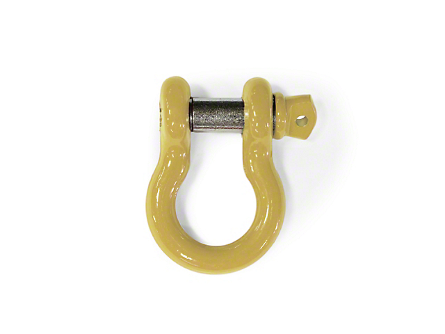 Steinjager 3/4-Inch D-Ring Shackle; Military Beige