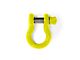 Steinjager 3/4-Inch D-Ring Shackle; Neon Yellow