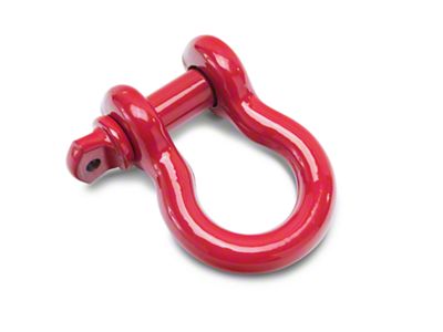 Steinjager 3/4-Inch D-Ring Shackle; Red Baron