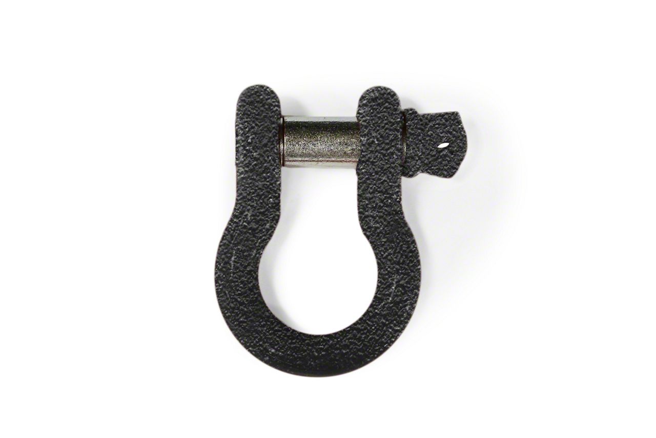 Steinjager Jeep Wrangler 3/4 in. D-Ring Shackle - Textured Black J0045658