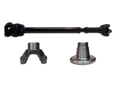 Adams Driveshaft Extreme Duty Series Front 1350 CV Driveshaft with Solid U-Joints (07-18 Jeep Wrangler JK)