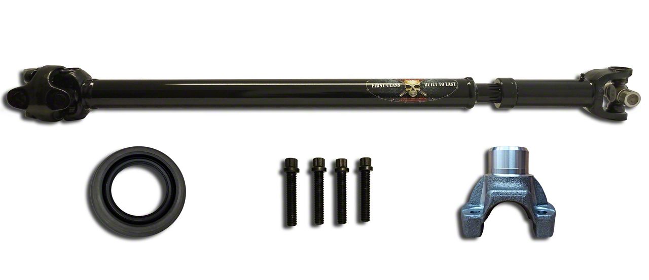 Adams Driveshaft Jeep Wrangler Heavy Duty Front 1310 CV Greaseable Driveshaft Conversion ASDYJ