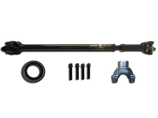 Adams Driveshaft Heavy Duty Series Front 1310 CV Driveshaft Conversion Kit with Greaseable U-Joints and Transfer Case Yoke (87-95 Jeep Wrangler YJ)