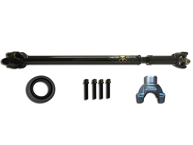 Adams Driveshaft Extreme Duty Series Front 1310 CV Driveshaft Conversion Kit with Solid U-Joints and Transfer Case Yoke (87-95 Jeep Wrangler YJ)