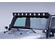 Go Rhino Eight 3-Inch LED Cube Light Windshield Light Mount Frame; Textured Black (07-18 Jeep Wrangler JK)