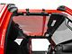 JTopsUSA Mesh Shade Top; Red (18-22 Jeep Wrangler JL 4-Door)