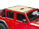 JTopsUSA Mesh Shade Top; Tan (18-22 Jeep Wrangler JL 4-Door)