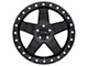 Black Rhino Crawler Beadlock Matte Black Wheel; 17x8.5 (87-95 Jeep Wrangler YJ)