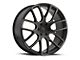 Black Rhino Kunene Matte Black Dart Tint Milled Wheel; 20x9 (87-95 Jeep Wrangler YJ)