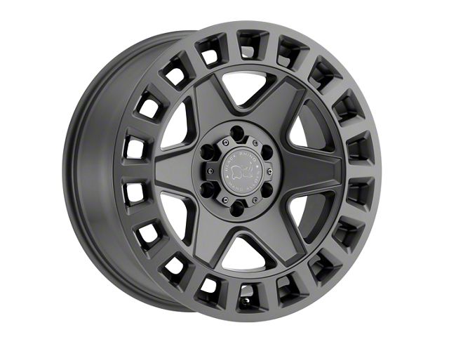 Black Rhino York Matte Gunmetal Wheel; 17x8 (87-95 Jeep Wrangler YJ)