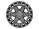 Black Rhino York Matte Gunmetal Wheel; 17x8 (87-95 Jeep Wrangler YJ)
