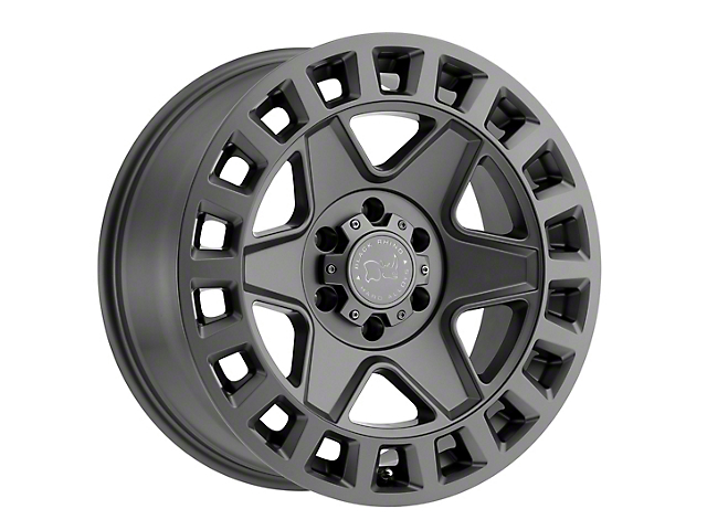 Black Rhino York Matte Gunmetal Wheel; 18x8 (87-95 Jeep Wrangler YJ)