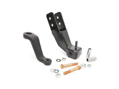 Rough Country Front Track Bar Bracket and Pitman Arm for 4 to 6-Inch Lift (97-06 Jeep Wrangler TJ)