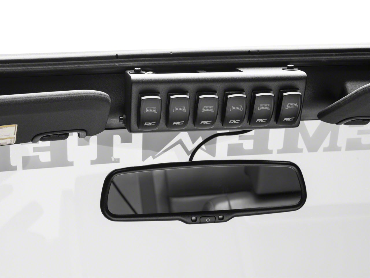 Rough Country MLC-6 Multiple Light Controller Mount Kit - Lower Dash