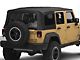 Rough Country Replacement Soft Top; Black Denim (10-18 Jeep Wrangler JK 4-Door)