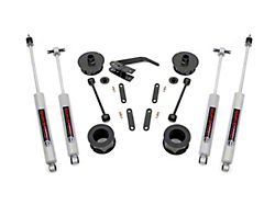 Rough Country 2.50-Inch Series II Suspension Lift Kit with Shocks (07-18 Jeep Wrangler JK)
