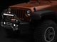 Rough Country Black Series LED Stubby Winch Front Bumper with Light Bar Hoop (07-18 Jeep Wrangler JK)