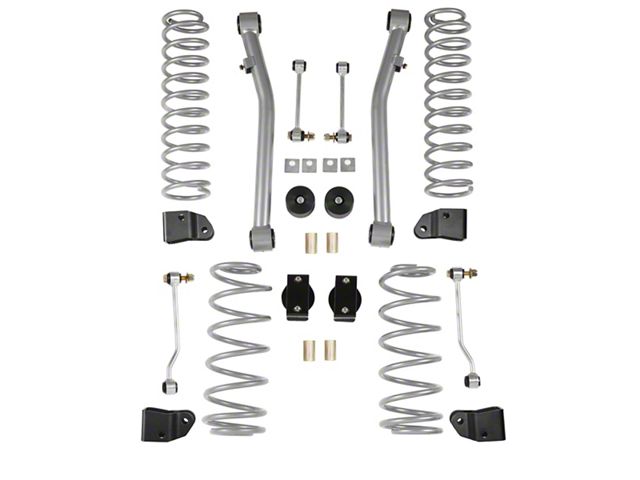 Rubicon Express 2.50-Inch Super-Ride Suspension Lift Kit with Shock Extensions (18-23 Jeep Wrangler JL 4-Door)