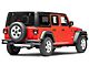 RedRock Tubular Rear Bumper with Wrap Around; Textured Black (18-24 Jeep Wrangler JL)