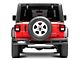 RedRock Tubular Rear Bumper with Wrap Around; Textured Black (18-24 Jeep Wrangler JL)