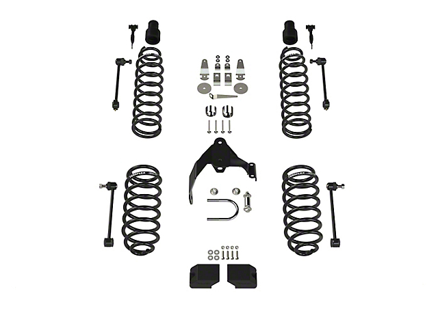 Teraflex 3 Inch Lift Kit w/o Shocks (07-18 Jeep Wrangler JK 2-Door)