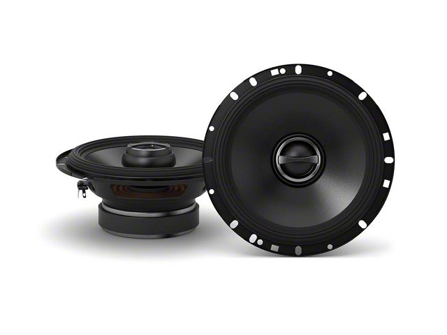 Alpine S-Series Coaxial 2-Way Speakers; 80W; 6.50-Inch (07-18 Jeep Wrangler JK)