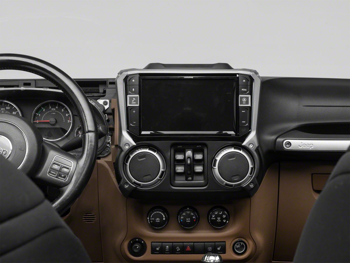 Alpine Jeep Wrangler 9 in. In-Dash Restyle Navigation System w/ Off-Road  Mapping X409-WRA-JK (11-18 Jeep Wrangler JK)
