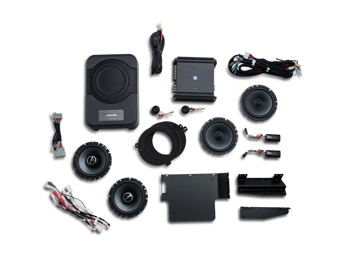 Alpine Jeep Wrangler Full Sound System Upgrade - 320W J126084 (15-17 Jeep  Wrangler JK 4 Door)