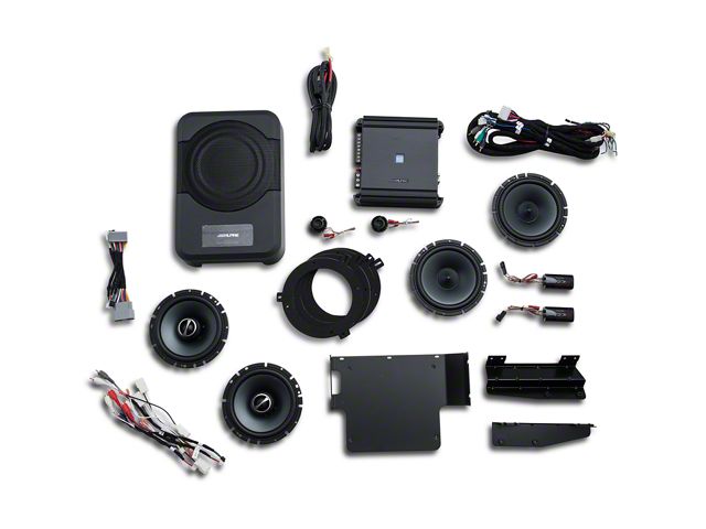 Alpine Full Sound System Upgrade; 320W (15-17 Jeep Wrangler JK 4 Door)