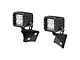 2-Inch LED Cube Lights with Windshield Mounting Brackets (07-18 Jeep Wrangler JK)