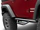 N-Fab Cab Length Podium Nerf Side Step Bars; Textured Black (07-18 Jeep Wrangler JK 2-Door)