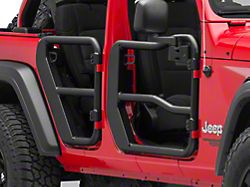 Rugged Ridge Fortis Front Tube Doors with Mirrors (18-22 Jeep Wrangler JL)