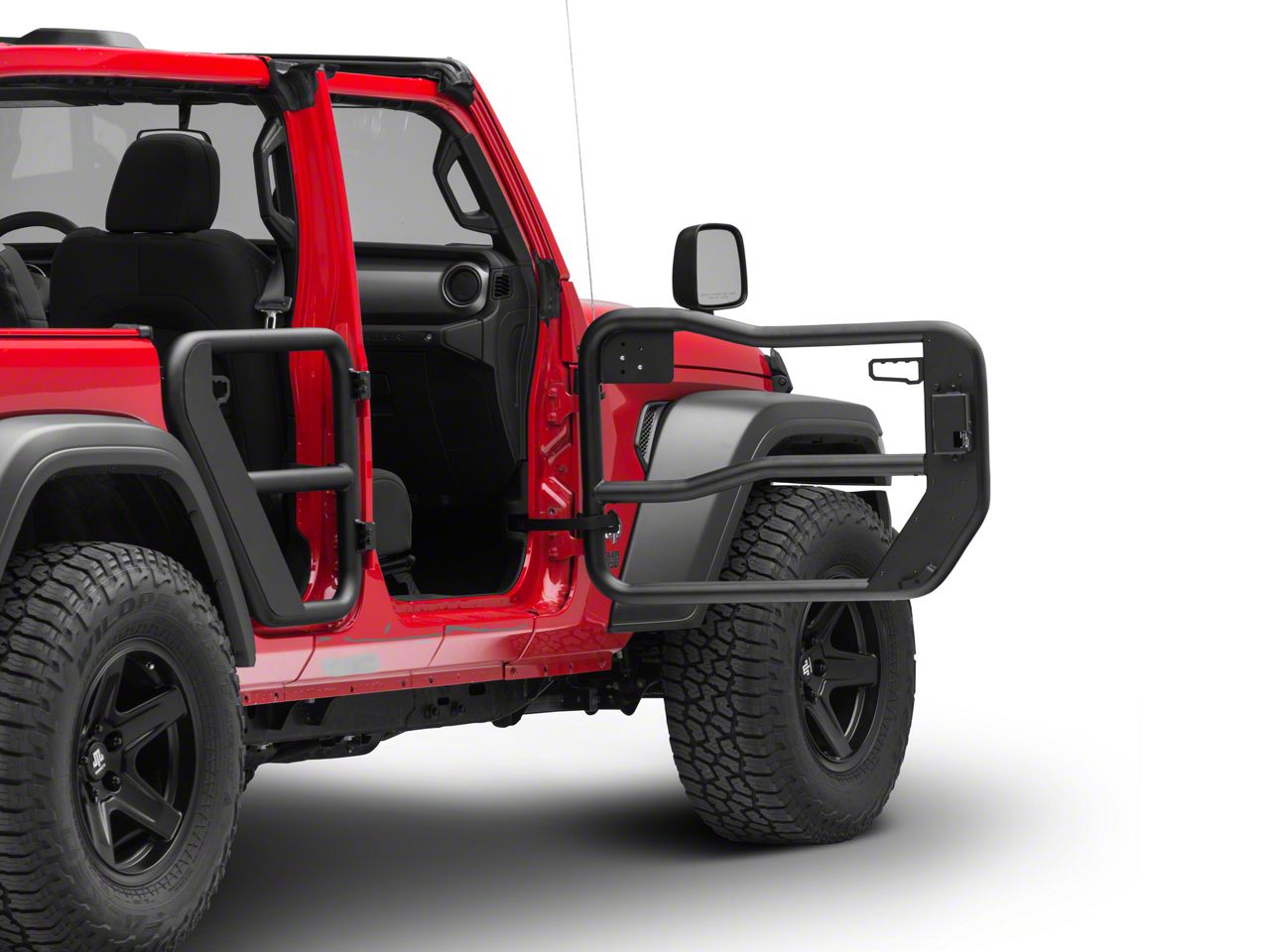 jeep wrangler tube doors with mirrors