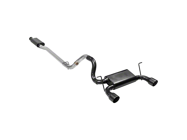 Flowmaster American Thunder Cat-Back Exhaust with Black Tips (18-23 3.6L Jeep Wrangler JL)